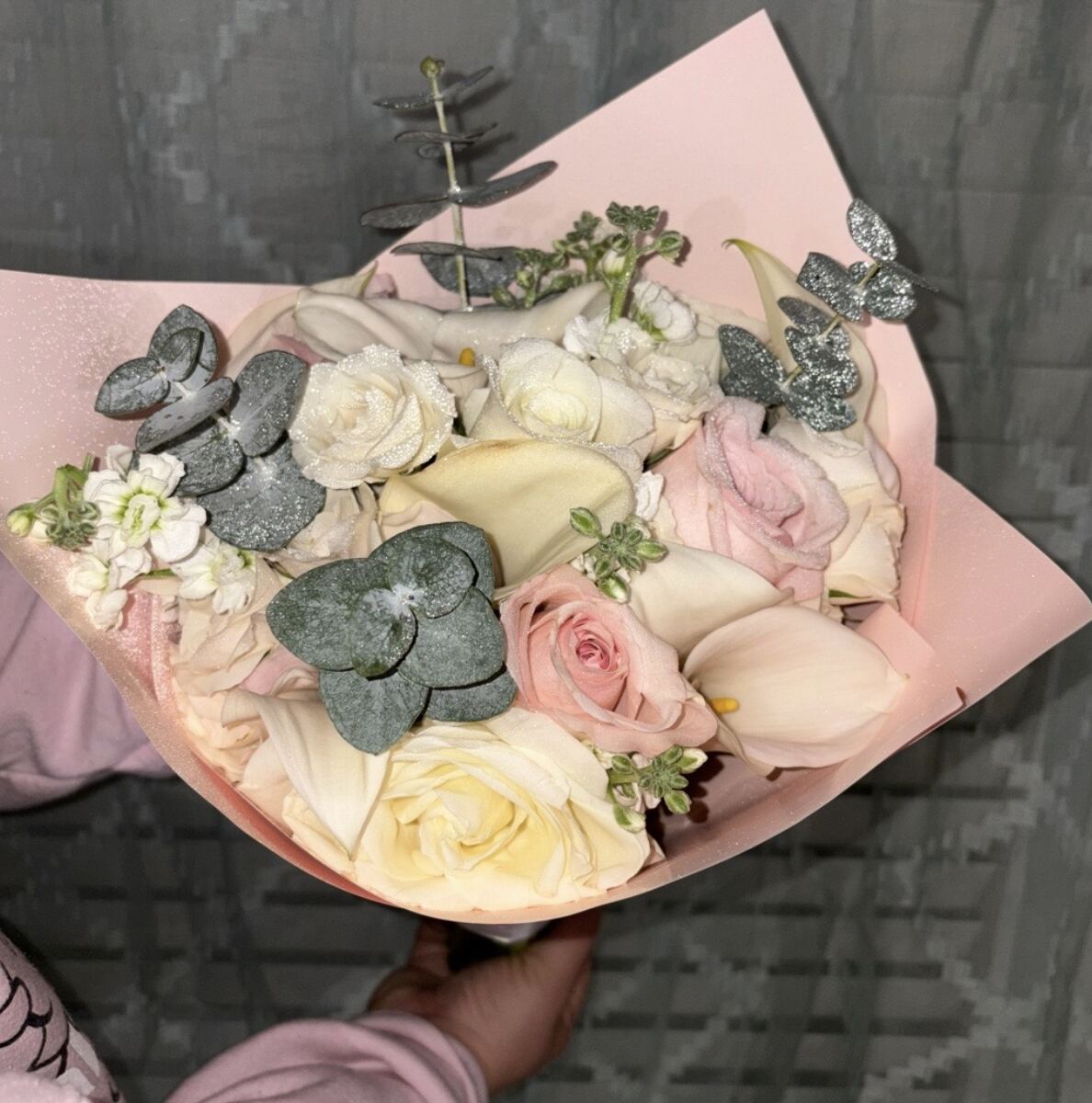 Candela Flower Co. fall-toned basket arrangement